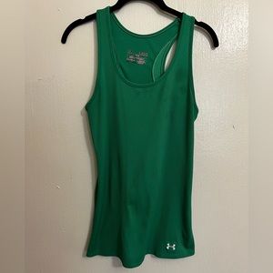 Women’s Kelly Green racerback moisture wicking tank top size medium